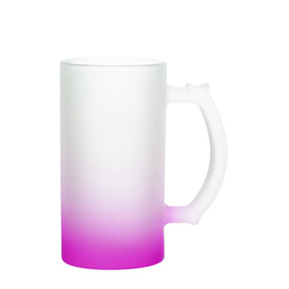 Picture of BEER GLASS (Frosted) PURPLE Gradient 16oz