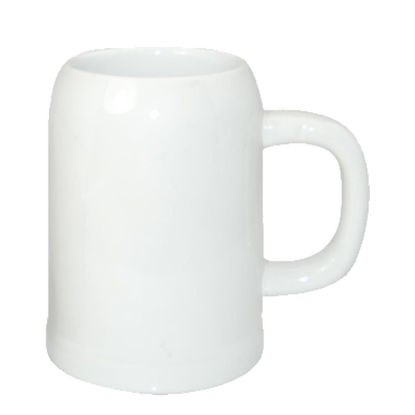 Picture of BEER MUG - WHITE/GLOSS -  1 L orca