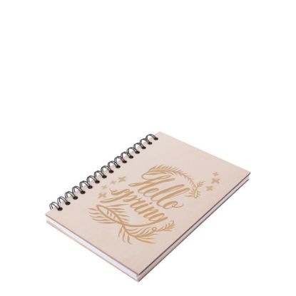 Picture of NOTEBOOK PLYWOOD/3mm (A5) WIRO 80pages