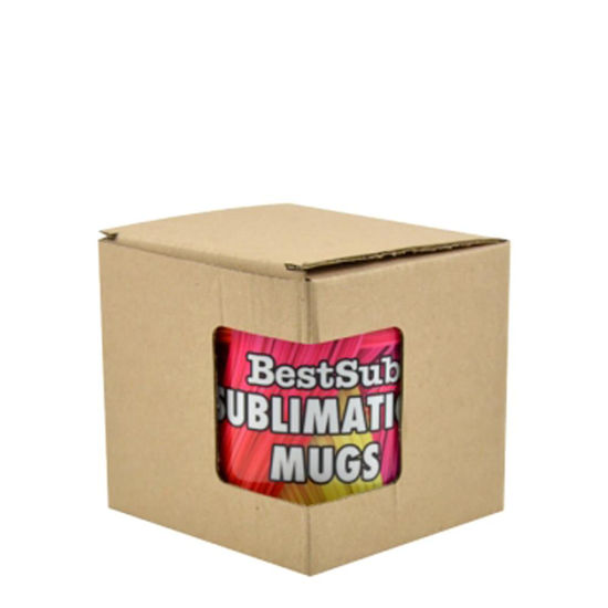 Picture of BOX - MUG 11oz.(BROWN window) Paper