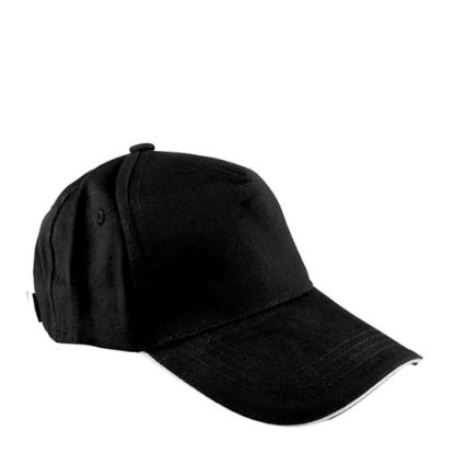 Picture of CAP full (ADULT) BLACK cotton