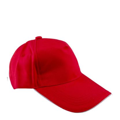 Picture of CAP full (ADULT) RED cotton