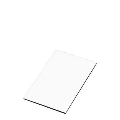 Picture of HB Subli Gloss/White 6.35mm (40x30cm) 1-sided, black-back