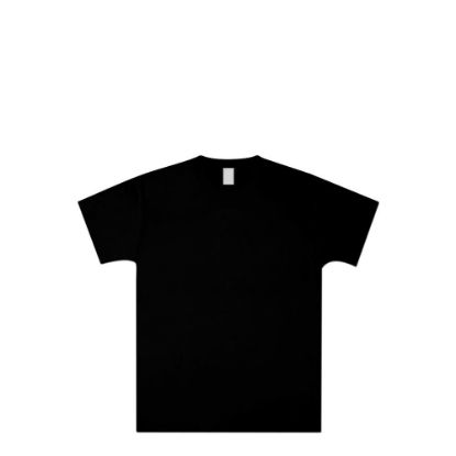Εικόνα της Cotton T-Shirt (KIDS 3-4 years) BLACK 150gr