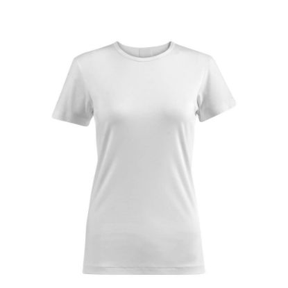 Picture of Cotton T-Shirt (WOMEN XSmall) WHITE 150gr