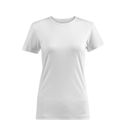 Picture of Cotton T-Shirt (WOMEN Small) WHITE 150gr