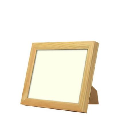 Εικόνα της Wood Photo Frame - Light Brown 15.2x20.2cm (Functional)