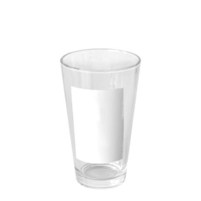 Picture of MUG GLASS - 17oz LATTE with Patch 6x9cm