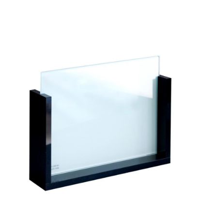 Picture of GLASS FRAME -SLIDE STAND- Glass+Black Acrylic