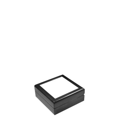 Picture of JEWELRY BOX - BLACK - 138x138x55mm