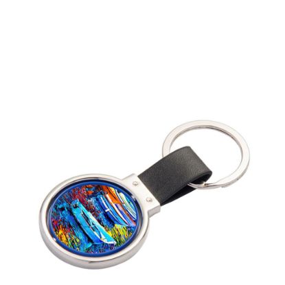 Picture of KEY-RING - PU ROTATING CIRCLE