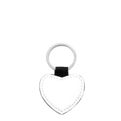 Picture of KEY-RING - LEATHER 2sided (Heart)