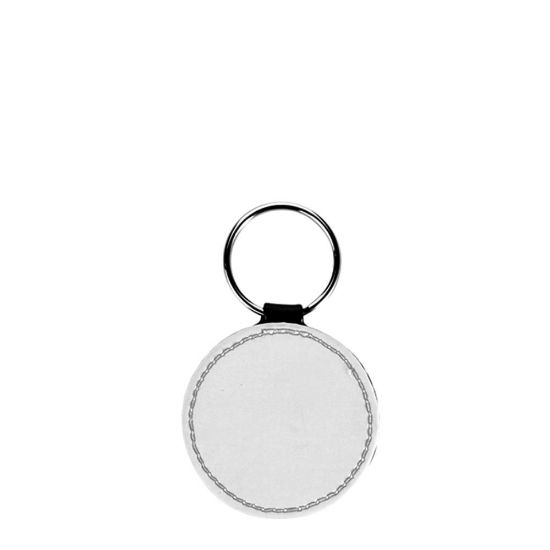 Picture of KEY-RING - LEATHER 1sided (Round)