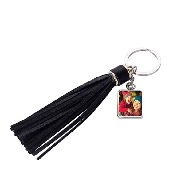 Picture of KEY-RING -Tassel (BLACK long) SQUARE