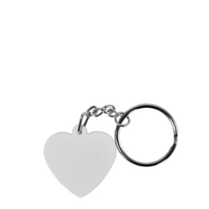 Εικόνα της KEY-RINGS (plastic 2side)HEART-SHAPED-3.5x3.5