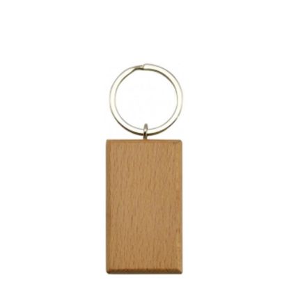 Picture of KEY-RING - WOODEN (Rectangular)