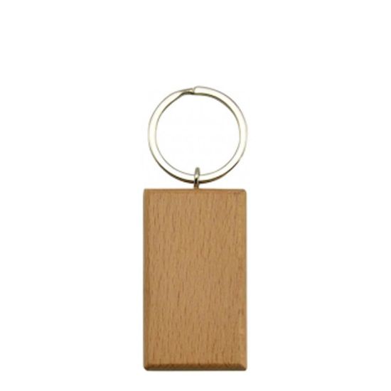 Picture of KEY-RING - WOODEN (Rectangular)