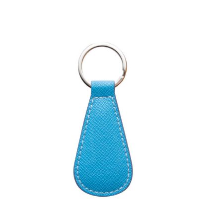 Picture of KEY-RING - PU LEATHER (WaterDrop) BLUE LIGHT