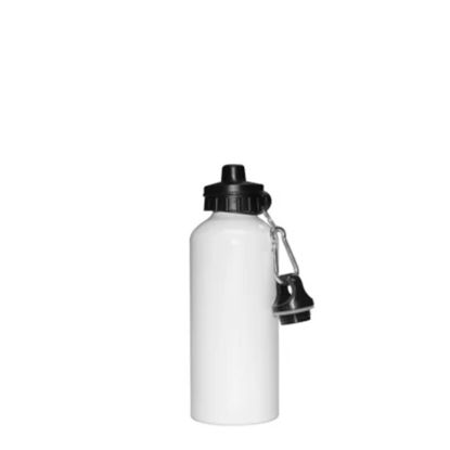 Picture of WATER BOTTLE - ALUM. 400ml - WHITE 2caps