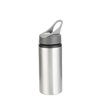 Εικόνα της WATER BOTTLE - ALUMINUM (SILVER) 650ml handle
