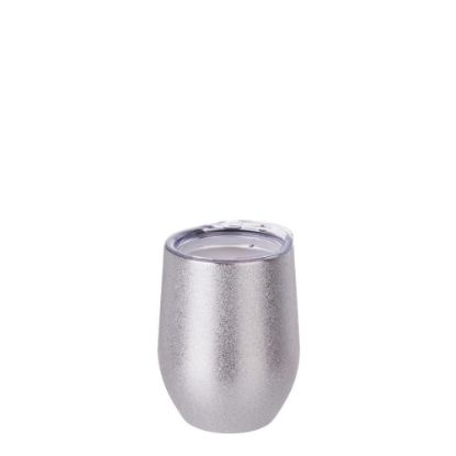 Picture of Stemless Cup 12oz (Glitter Silver)
