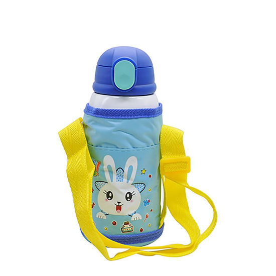 Picture of Kids Bottle (550ml) BLUE 3Lids+Bag