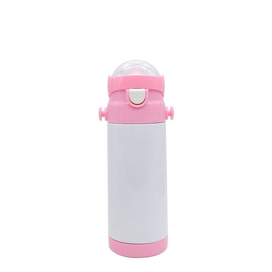 Picture of Kids Bottle (350ml) PINK clear Cap