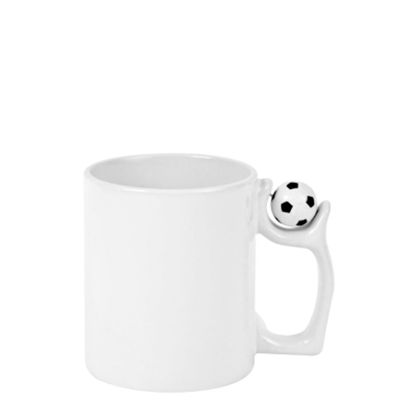 Picture of MUG WHITE/GLOSS - 11oz (FootBall) with box