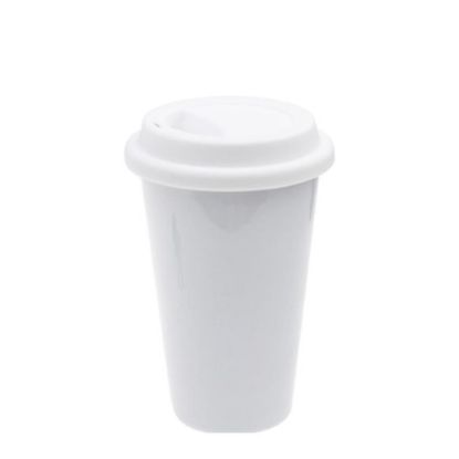 Picture of TUMBLER - COFFEE MUG 12oz - CERAMIC white