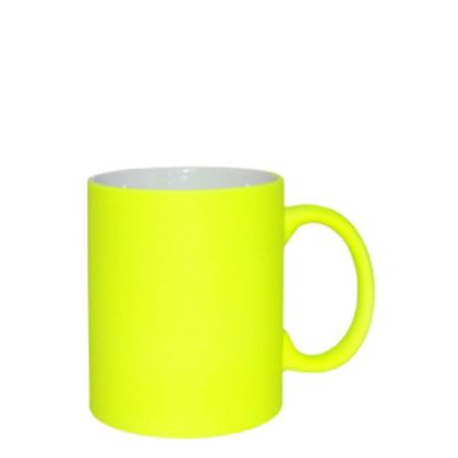 Picture of MUG 11oz - FLUO MATT - YELLOW LIGHT with box