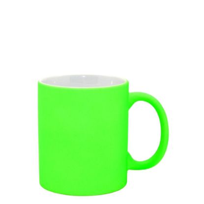 Picture of MUG 11oz - FLUO MATT - GREEN  BRIGHT with box