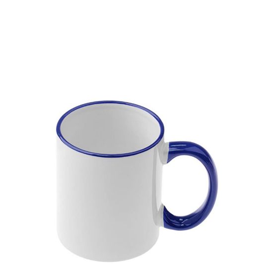 Picture of MUG 11oz - RIM & HANDLE - BLUE DARK