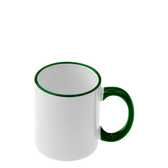 Picture of MUG 11oz - RIM & HANDLE - GREEN