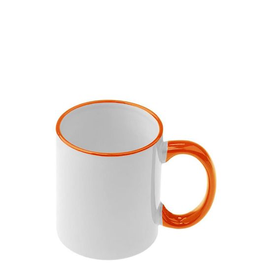 Picture of MUG 11oz - RIM & HANDLE - ORANGE