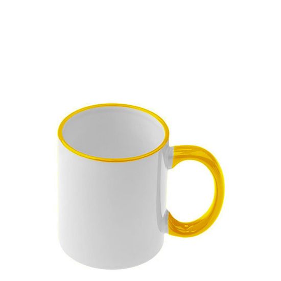 Picture of MUG 11oz - RIM & HANDLE - YELLOW GOLD.