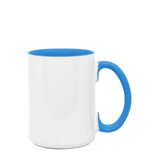 Picture of MUG 15oz -  INNER & HANDLE - BLUE LIGHT