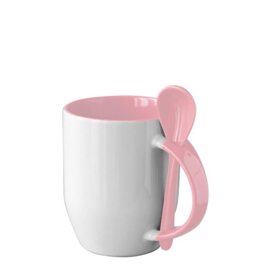 Picture of MUG 12oz INNER+HANDLE (SPOON) PINK