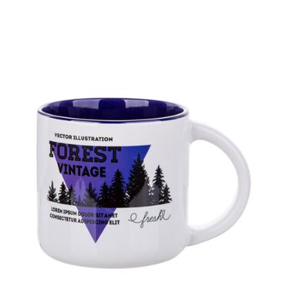 Picture of MUG 14oz -  INNER COLOR - BLUE dark