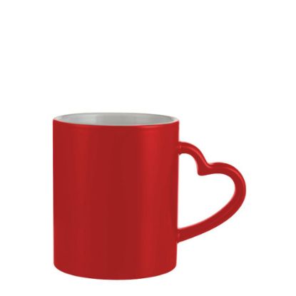 Picture of MUG CHANGING COLOR 11oz. (HEART) RED semi-gloss