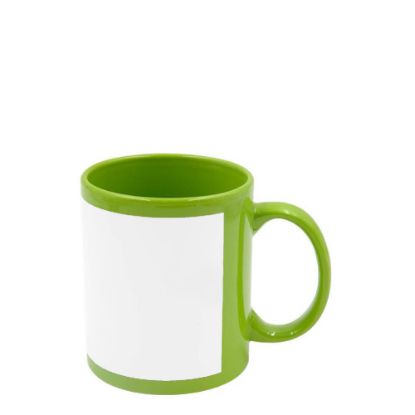 Picture of MUG 11oz - FULL COLOR with patch -GREEN LIGHT