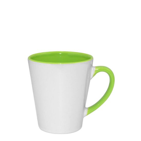 Picture of MUG 12oz - INNER & HANDLE/Latte - GREEN LIGHT