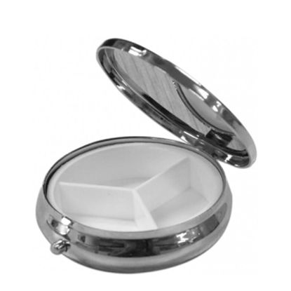 Picture of PILL BOX ROUND silver