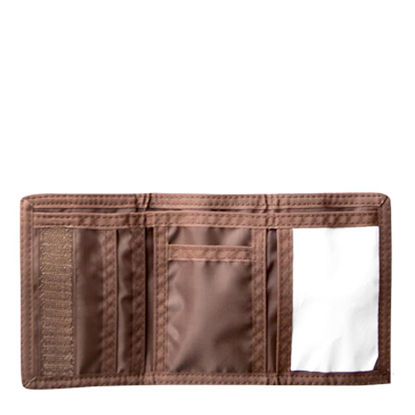 Picture of WALLET - NYLON (12x8cm) BROWN