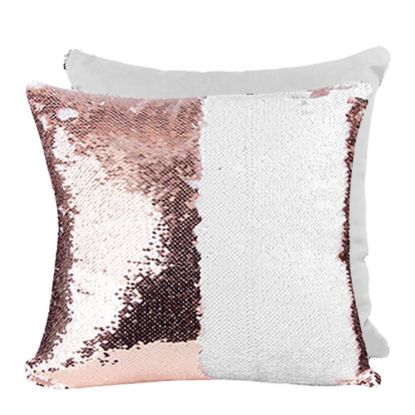 Picture of PILLOW - COVER Sequin(CHAMP. white back)40x40