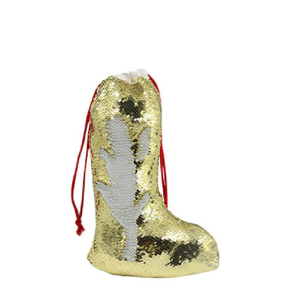 Picture of XMAS - STOCKING (SEQUIN gold) 40x26cm