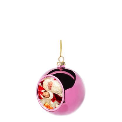 Picture of XMAS - BALL 8cm/ROSE RED