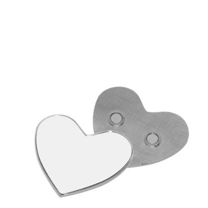 Picture of FRIDGE MAGNET (METAL) -HEART         diam.6.0