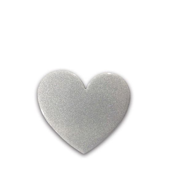 Picture of FRIDGE MAGNET -ALUM. (SILVER) HEART 6.2x5.5