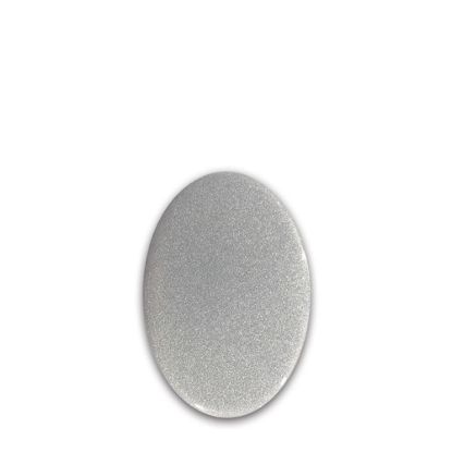 Picture of FRIDGE MAGNET -ALUM. (SILVER) OVAL 4.5x5.8