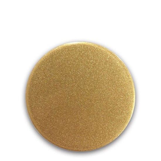 Picture of FRIDGE MAGNET -ALUM. (GOLD) ROUND 11x11cm